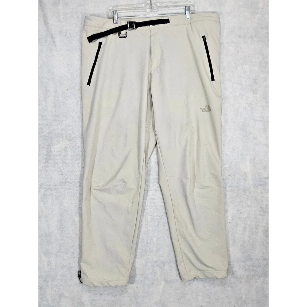 The North Face FlashDry-XD Hiking‎ Pants Mens XXL Belted Technical Beige Fishing